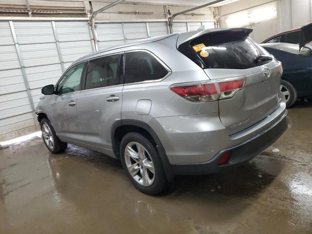  TOYOTA HIGHLANDER 2014 Серебристый