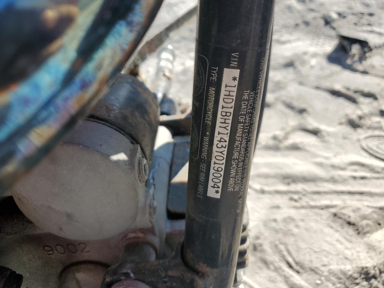 2003 Harley-Davidson Fxst VIN: 1HD1BHY143Y019004 Lot: 74131974