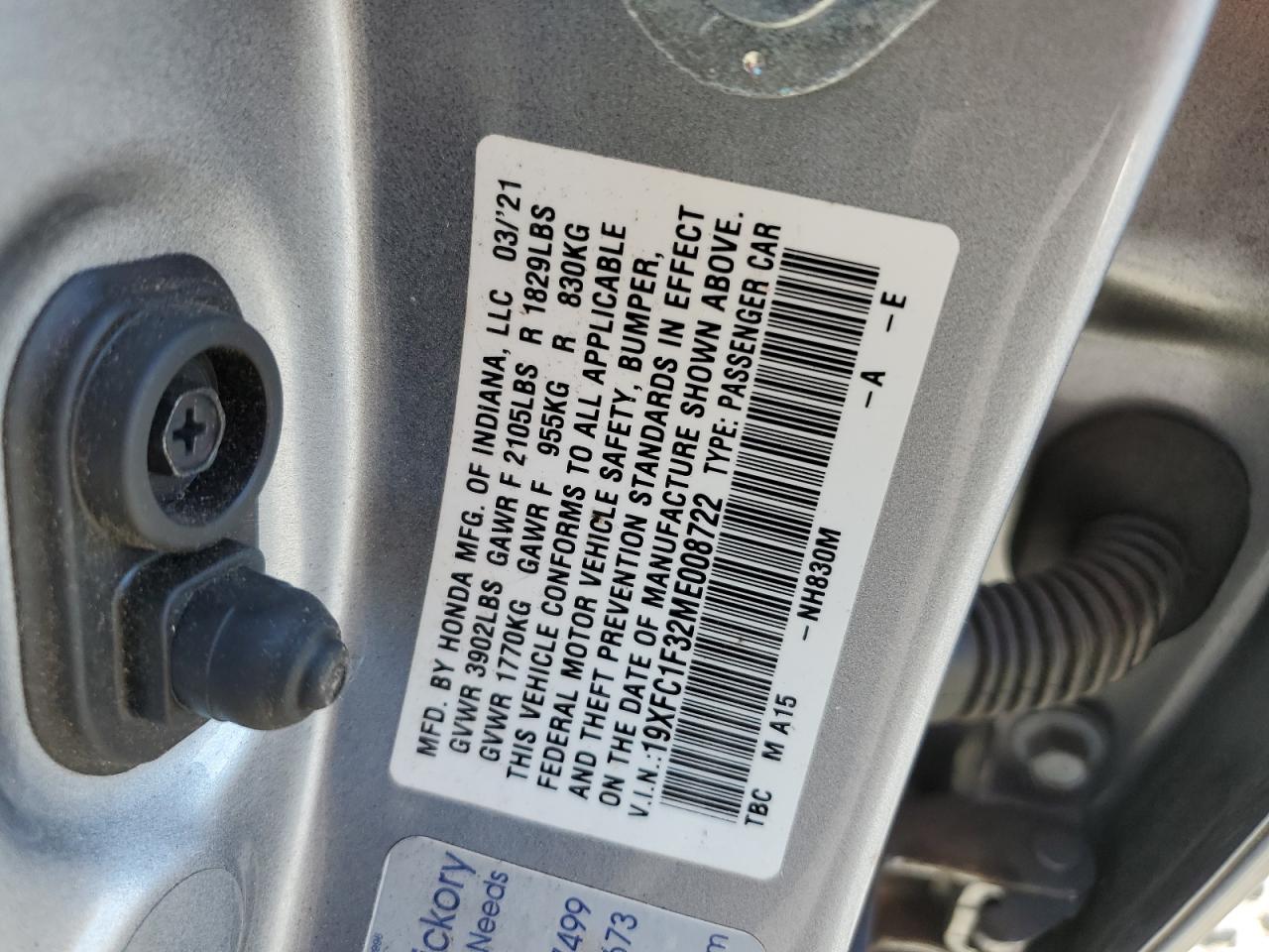 2021 Honda Civic - Image 15