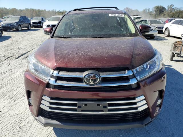  TOYOTA HIGHLANDER 2017 Burgundy