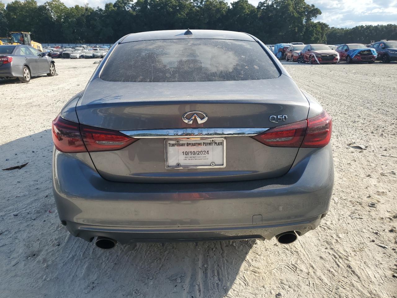 2021 Infiniti Q50 Pure VIN: JN1EV7BR3MM750022 Lot: 74363854