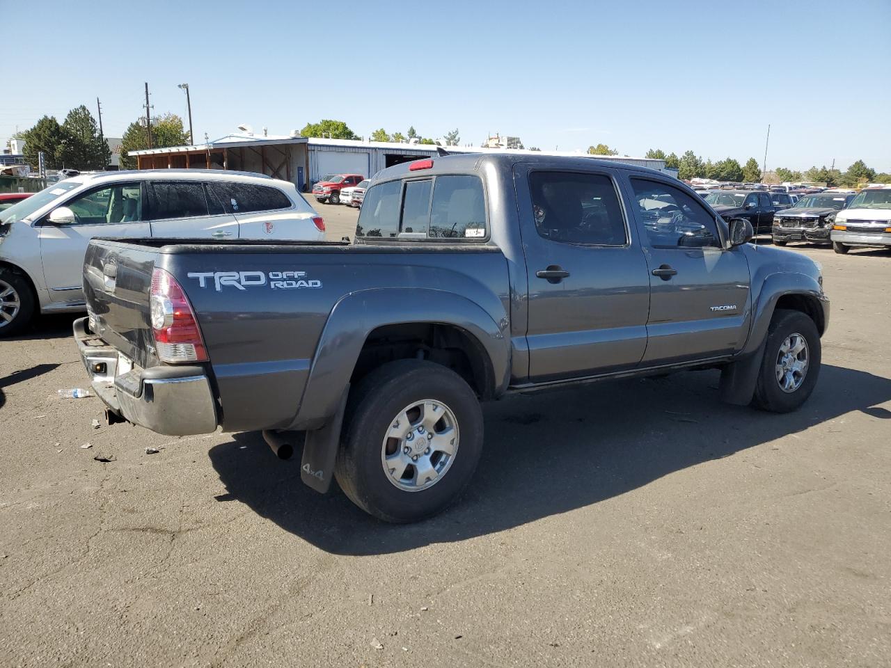 2015 Toyota Tacoma Double Cab grey null gas 3TMLU4EN6FM203476 photo #4