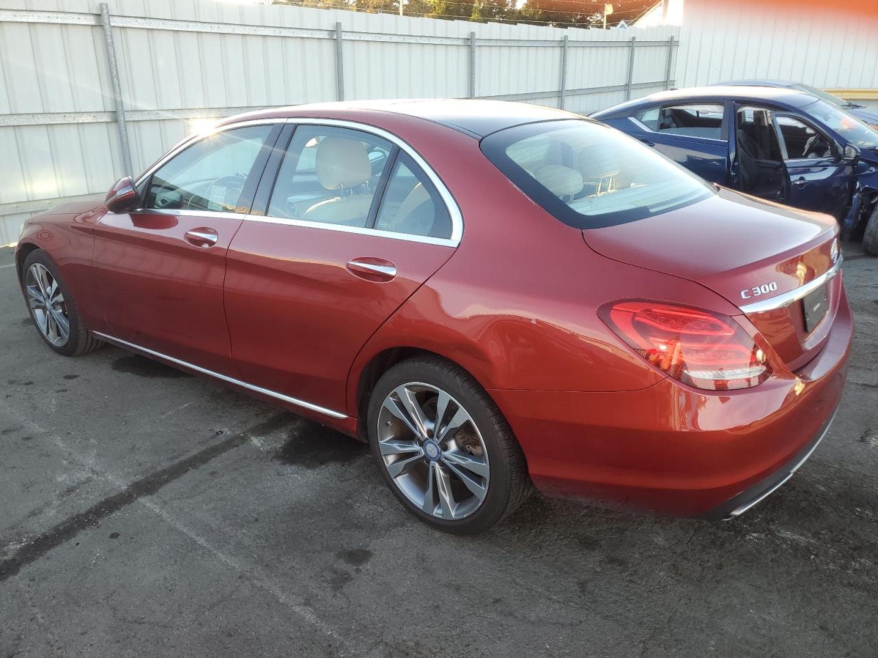 55SWF4JB8HU183482 2017 MERCEDES-BENZ C CLASS - Image 2