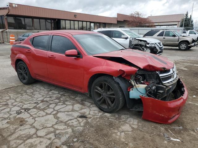  DODGE AVENGER 2013 Червоний