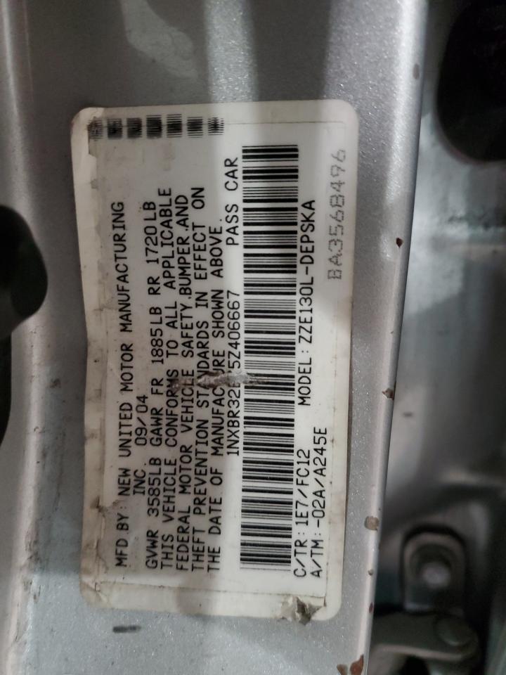 1NXBR32E75Z406667 2005 Toyota Corolla Ce