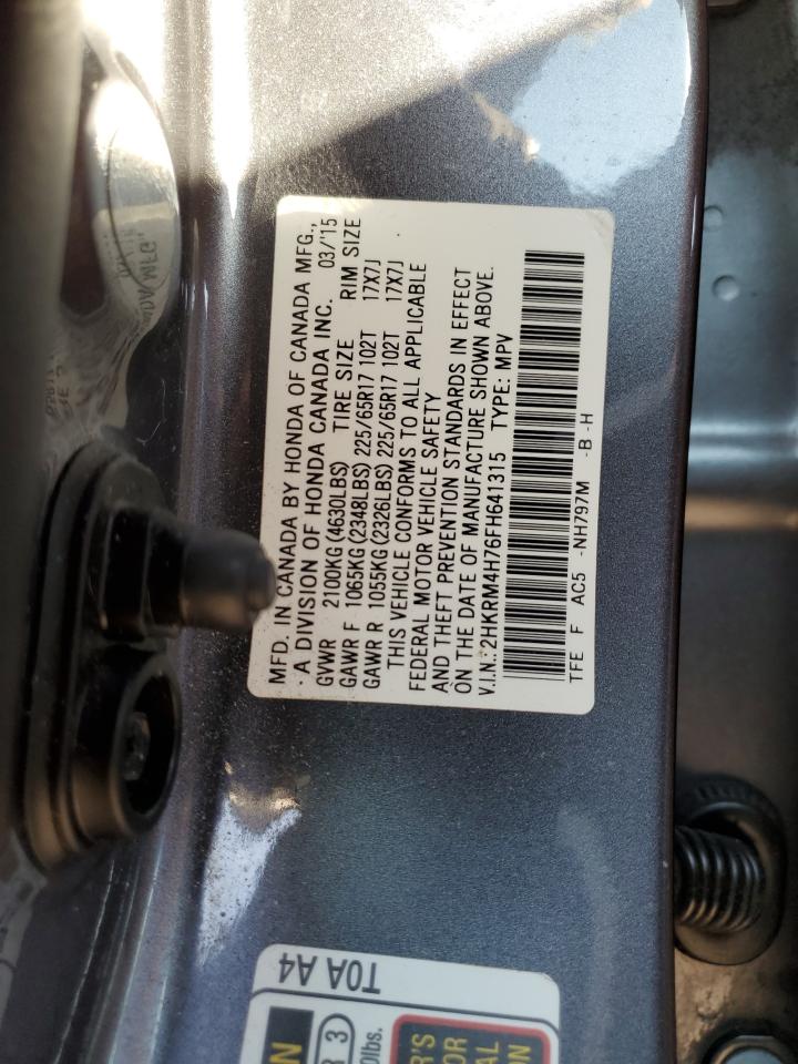 2HKRM4H76FH641315 2015 Honda Cr-V Exl