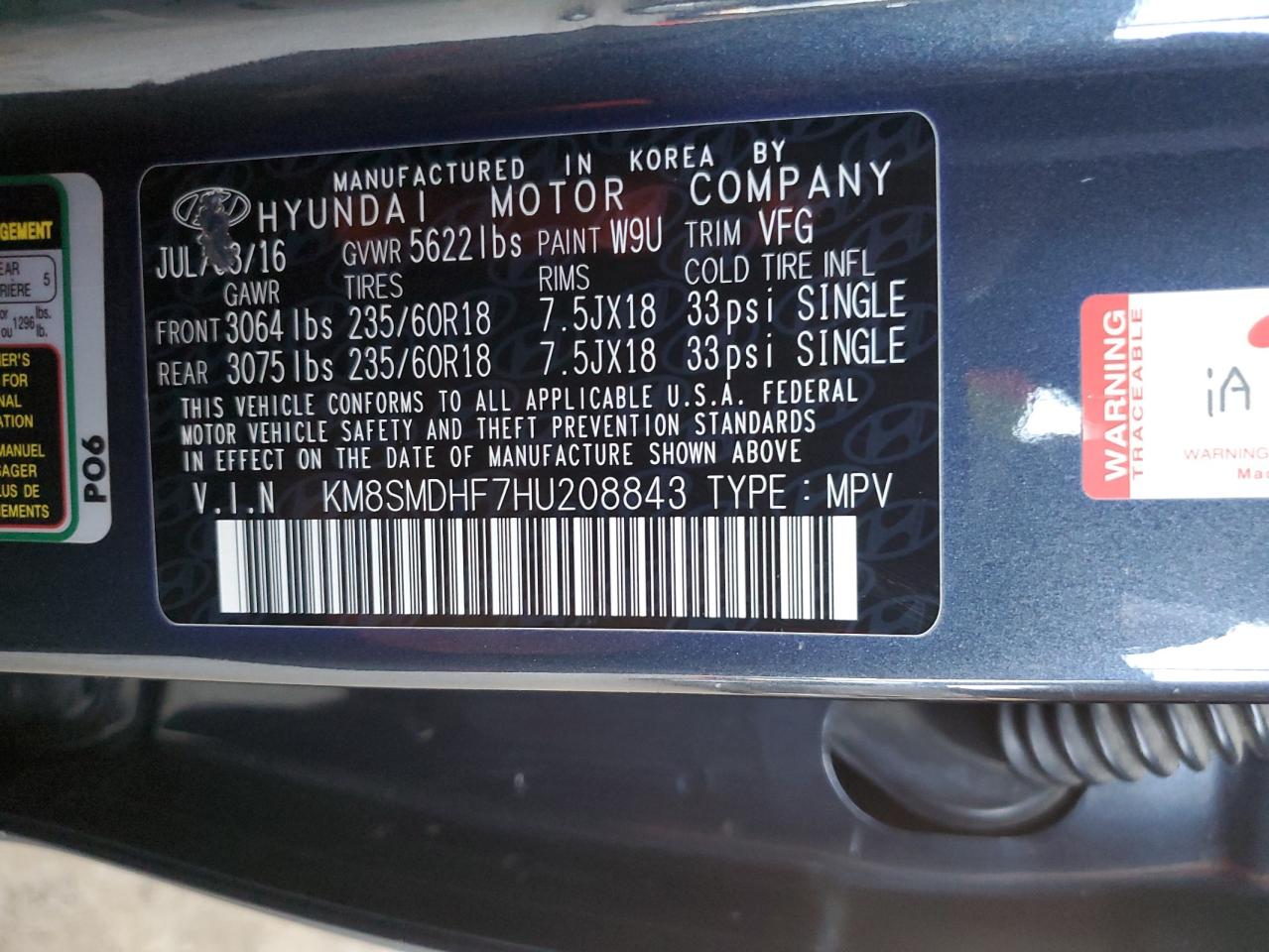 2017 Hyundai Santa Fe - Image 13