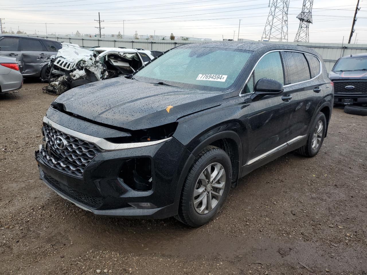 2019 Hyundai Santa Fe Sel VIN: 5NMS3CAD2KH133607 Lot: 77694594