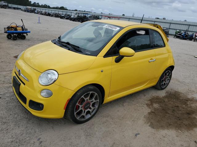 Хэтчбеки FIAT 500 2015 Желтый