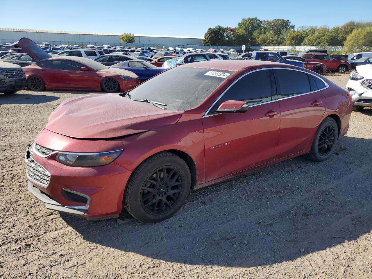 2016 Chevrolet Malibu Lt zu verkaufen in Davison, MI - Front End
