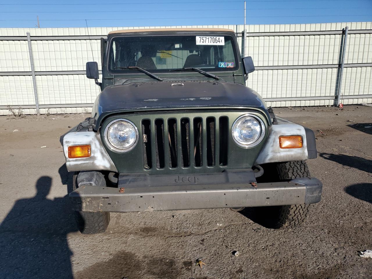 1997 Jeep Wrangler / Tj Se VIN: 1J4FY29P4VP524937 Lot: 75717064