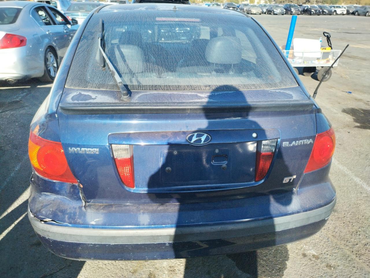 KMHDN55D23U077022 2003 Hyundai Elantra Gls