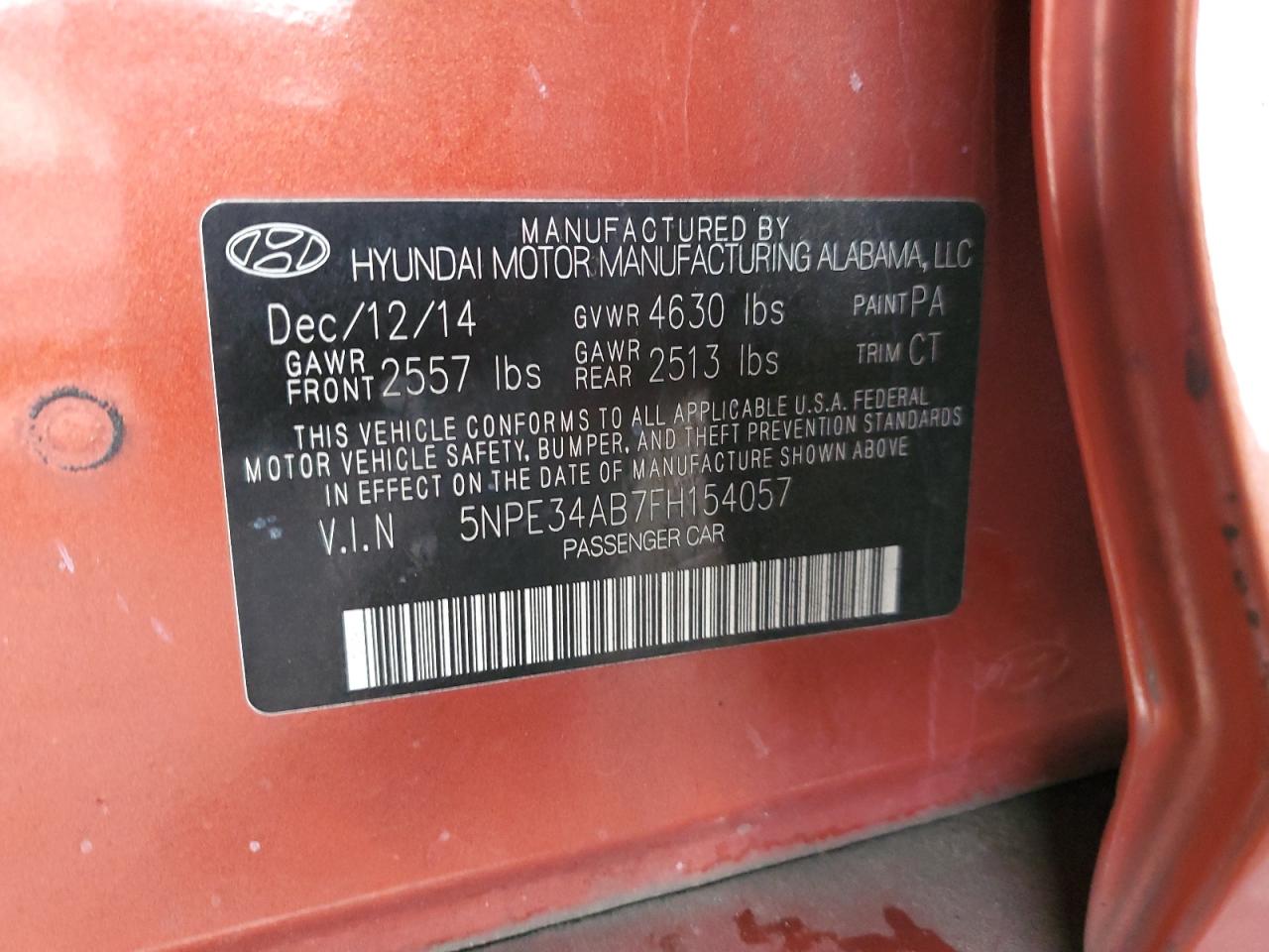 2015 Hyundai Sonata - Image 12