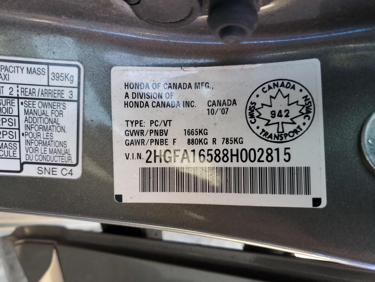 2008 Honda Civic - Image 12