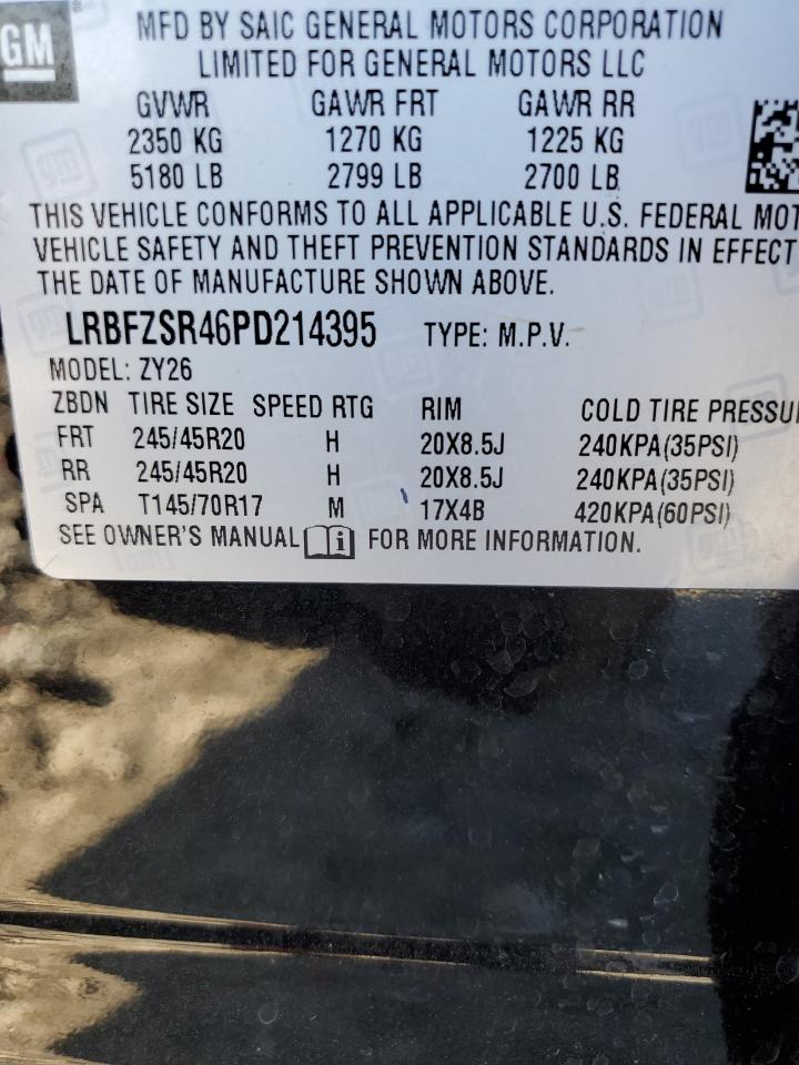 LRBFZSR46PD214395 2023 Buick Envision Avenir