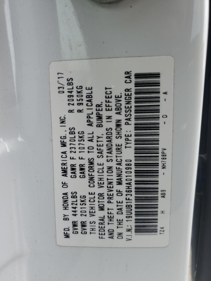 19UUB1F36HA010980 2017 Acura Tlx