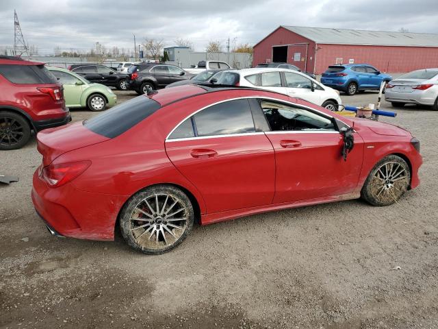  MERCEDES-BENZ CLA-CLASS 2015 Czerwony