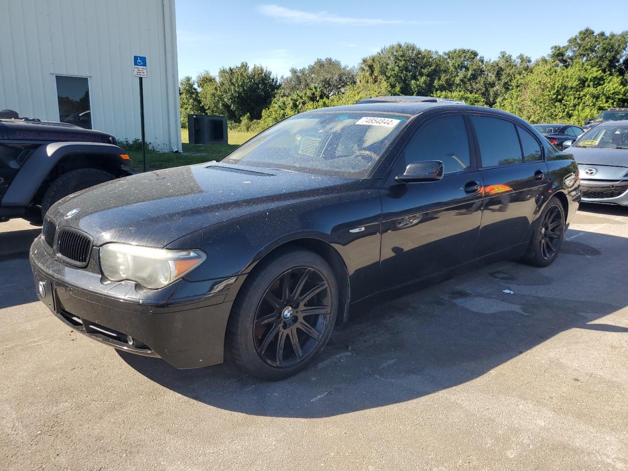 2003 BMW 745 Li VIN: WBAGN63463DR17083 Lot: 74854844