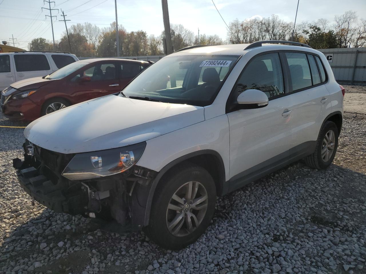 2015 Volkswagen Tiguan S VIN: WVGBV7AX4FW531041 Lot: 77992444