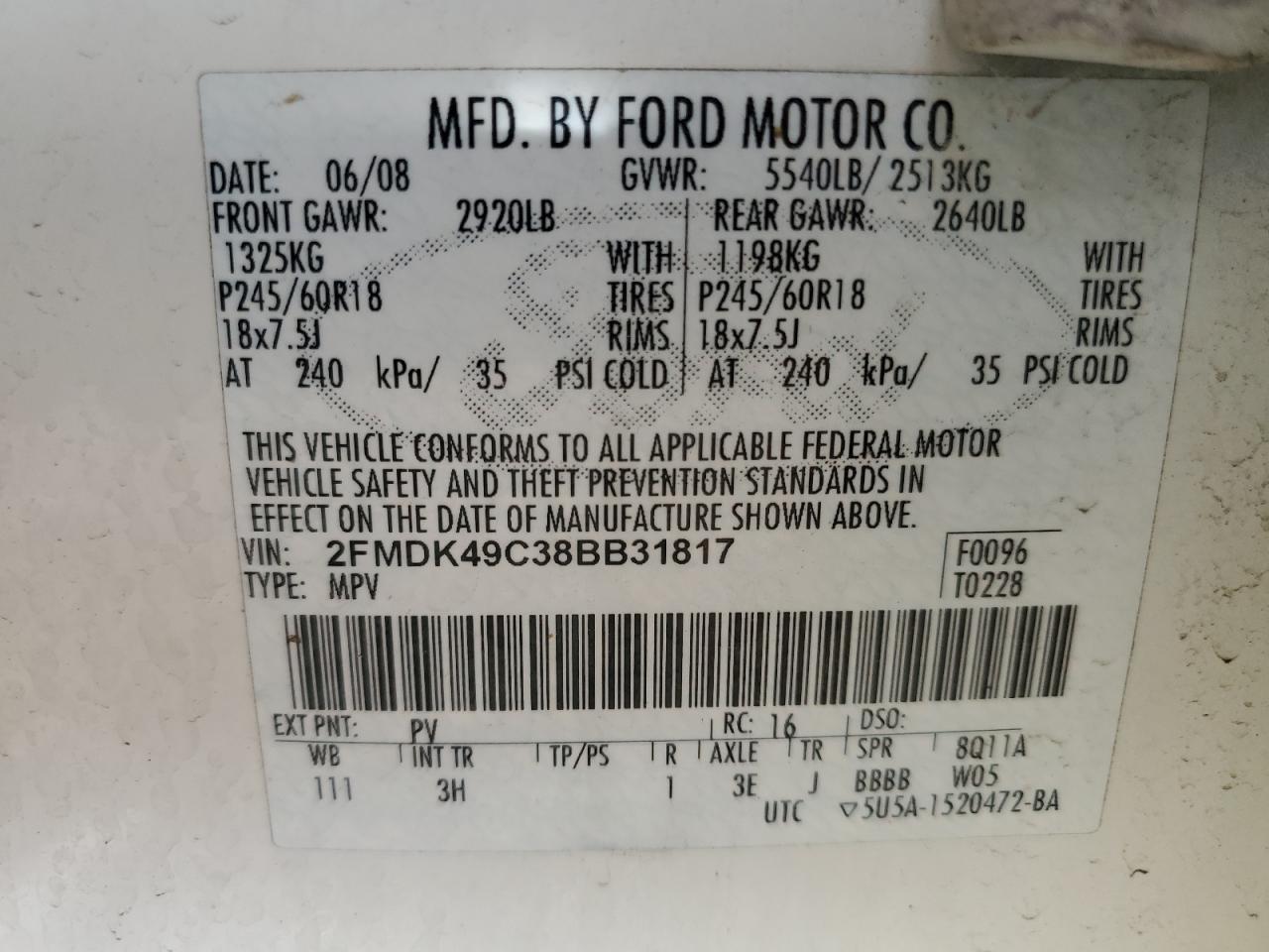 2008 Ford Edge - Image 13