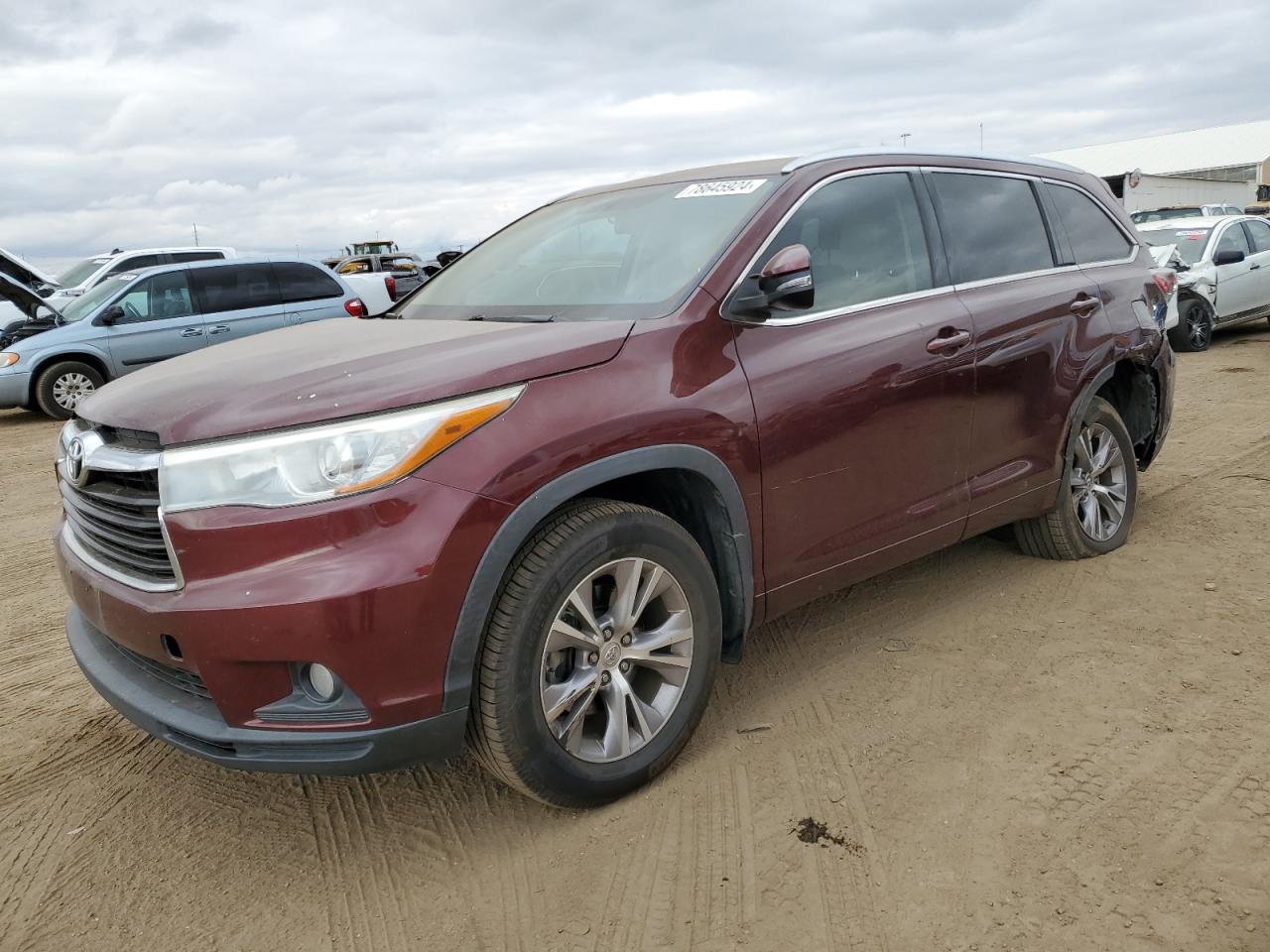 VIN 5TDJKRFH4FS112693 2015 TOYOTA HIGHLANDER no.1