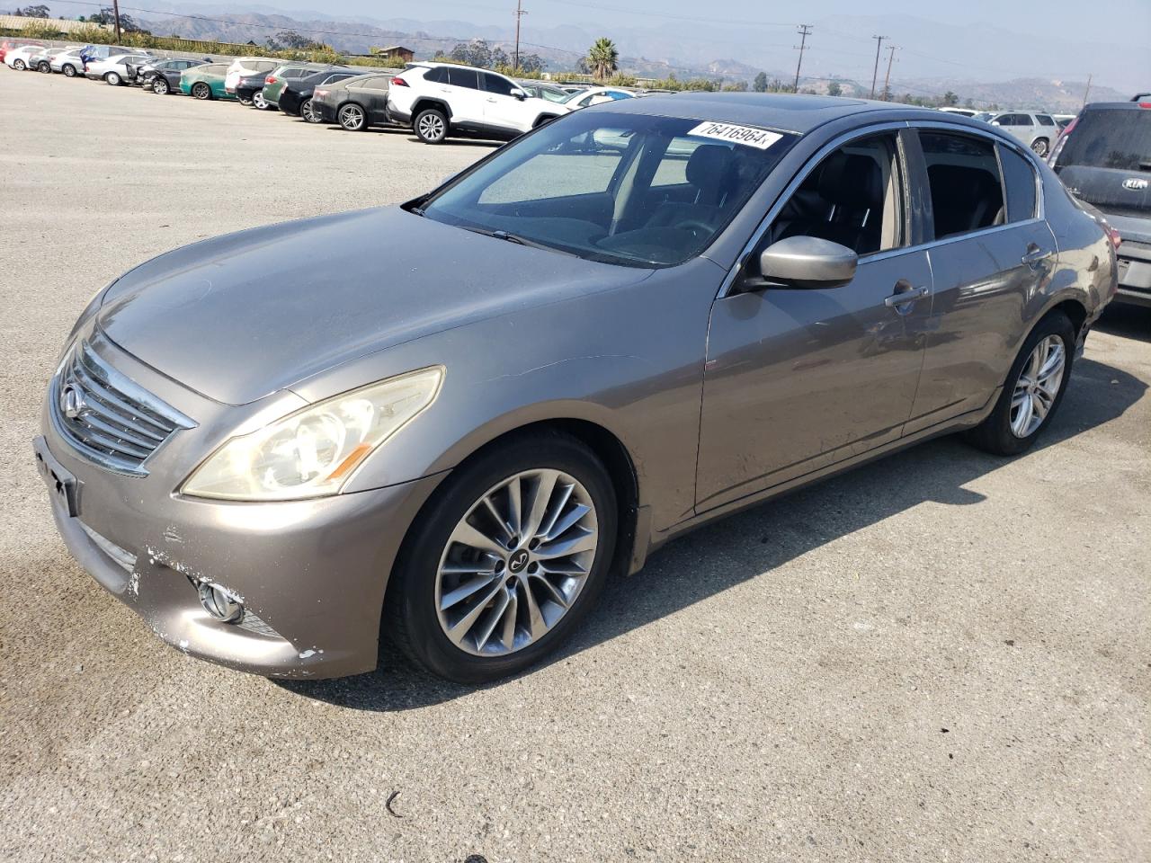 2012 Infiniti G37 Base VIN: JN1CV6AP9CM627874 Lot: 76416964