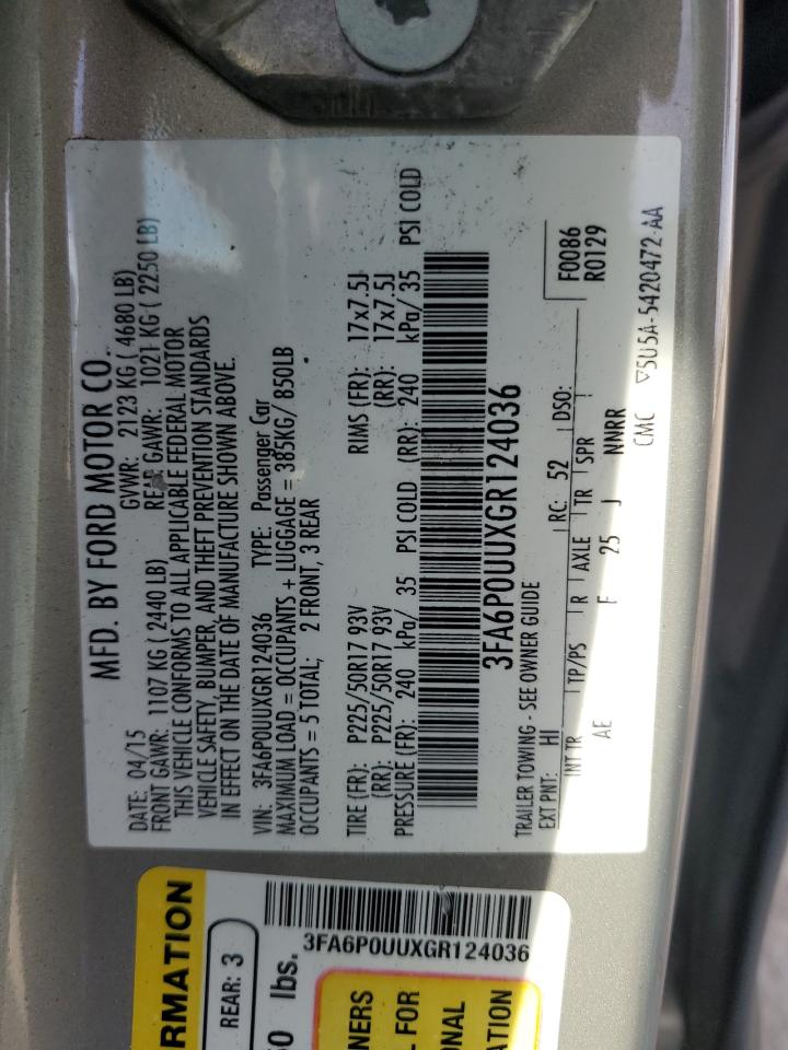 2016 Ford Fusion - Image 12
