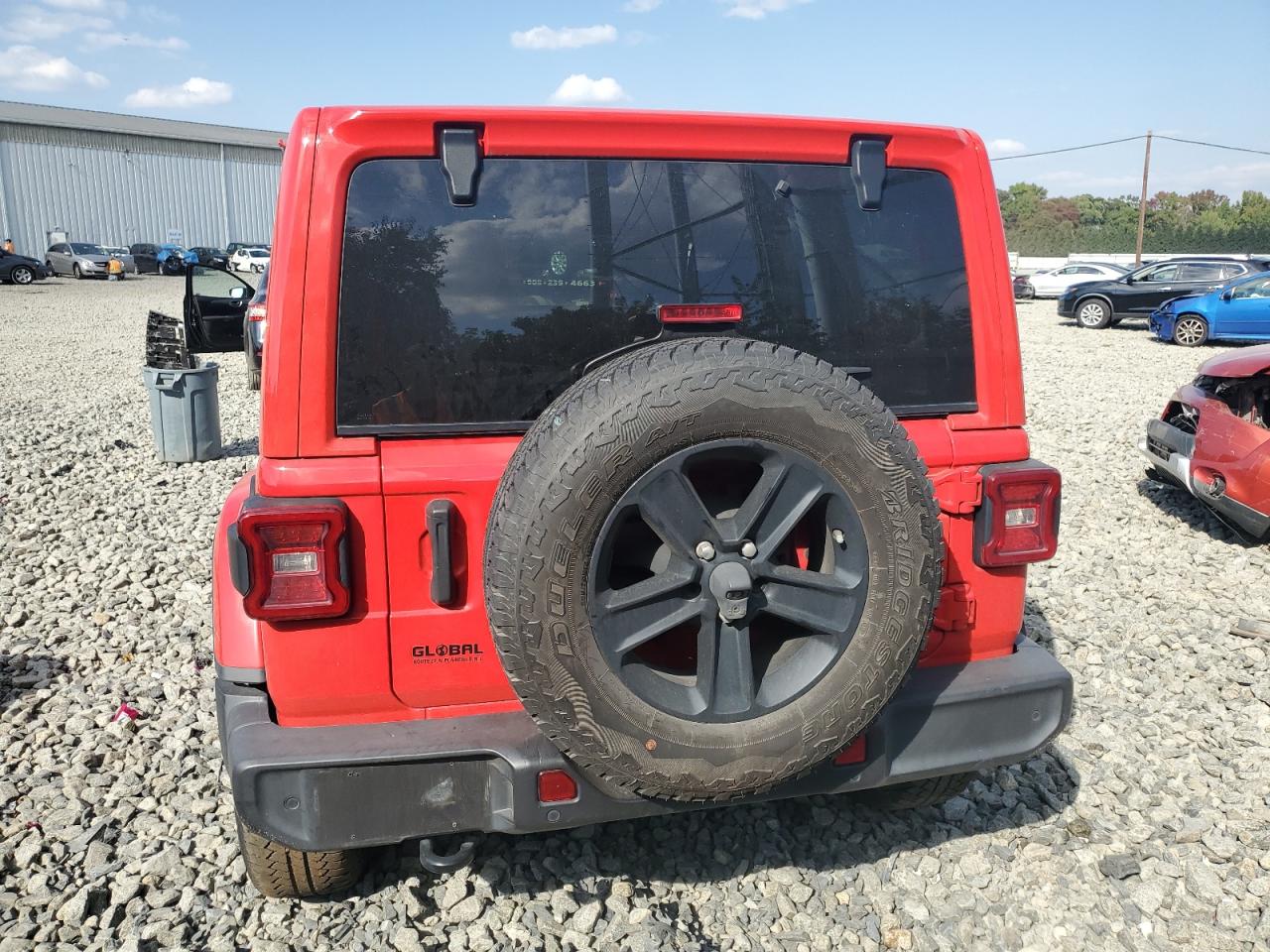 2021 Jeep Wrangler Unlimited Sahara VIN: 1C4HJXEGXMW631033 Lot: 75080754