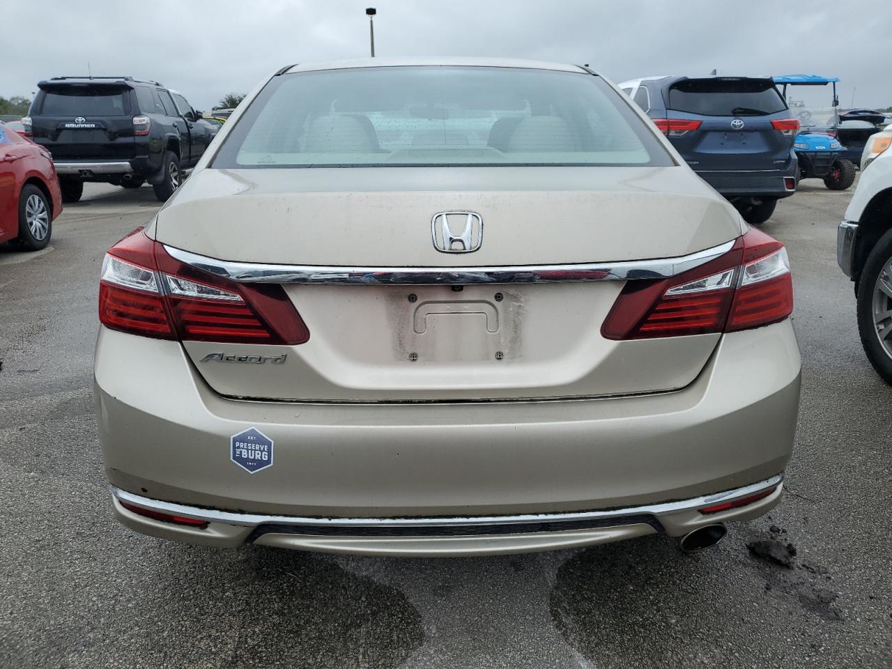 1HGCR2F38GA186859 2016 Honda Accord Lx