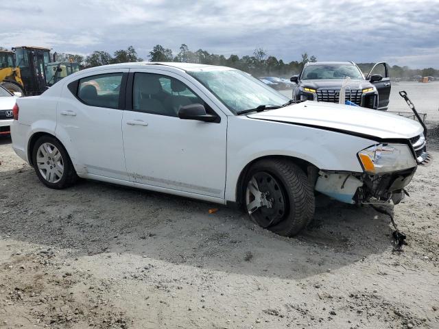 Sedans DODGE AVENGER 2013 White