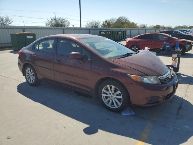  HONDA CIVIC 2012 Burgundy