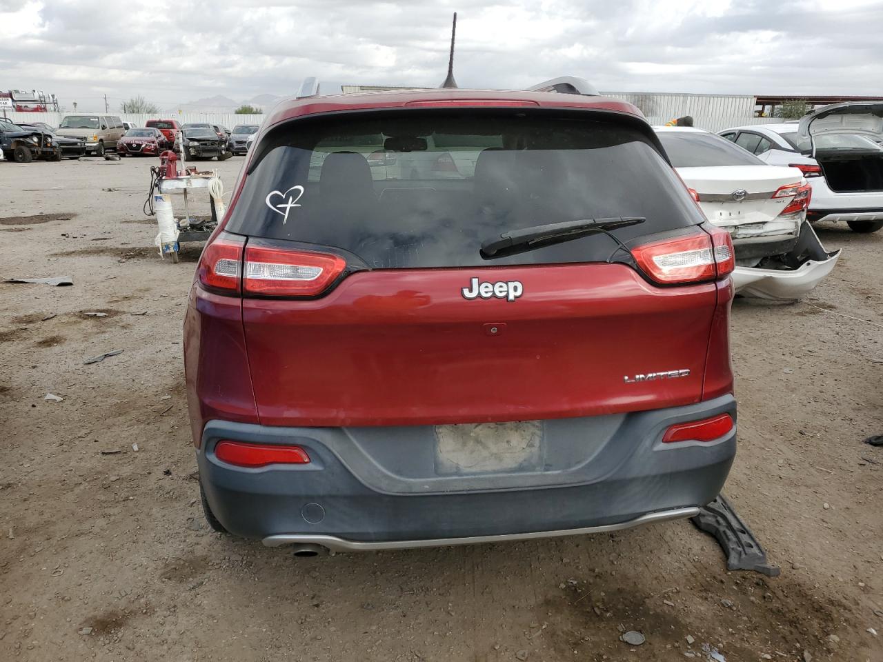 2016 Jeep Cherokee Limited VIN: 1C4PJLDBXGW158216 Lot: 78177634