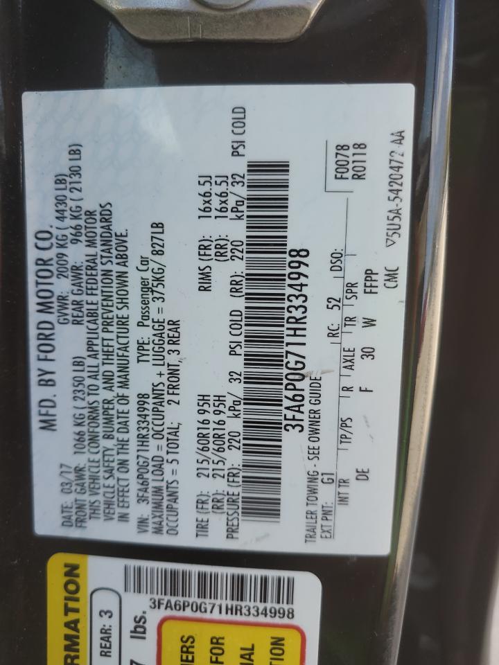 2017 Ford Fusion - Image 14