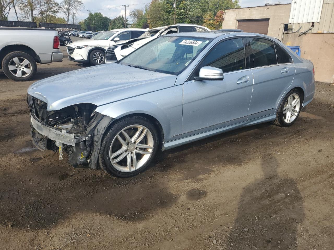 VIN WDDGF8AB5EA893947 2014 MERCEDES-BENZ C-CLASS no.1