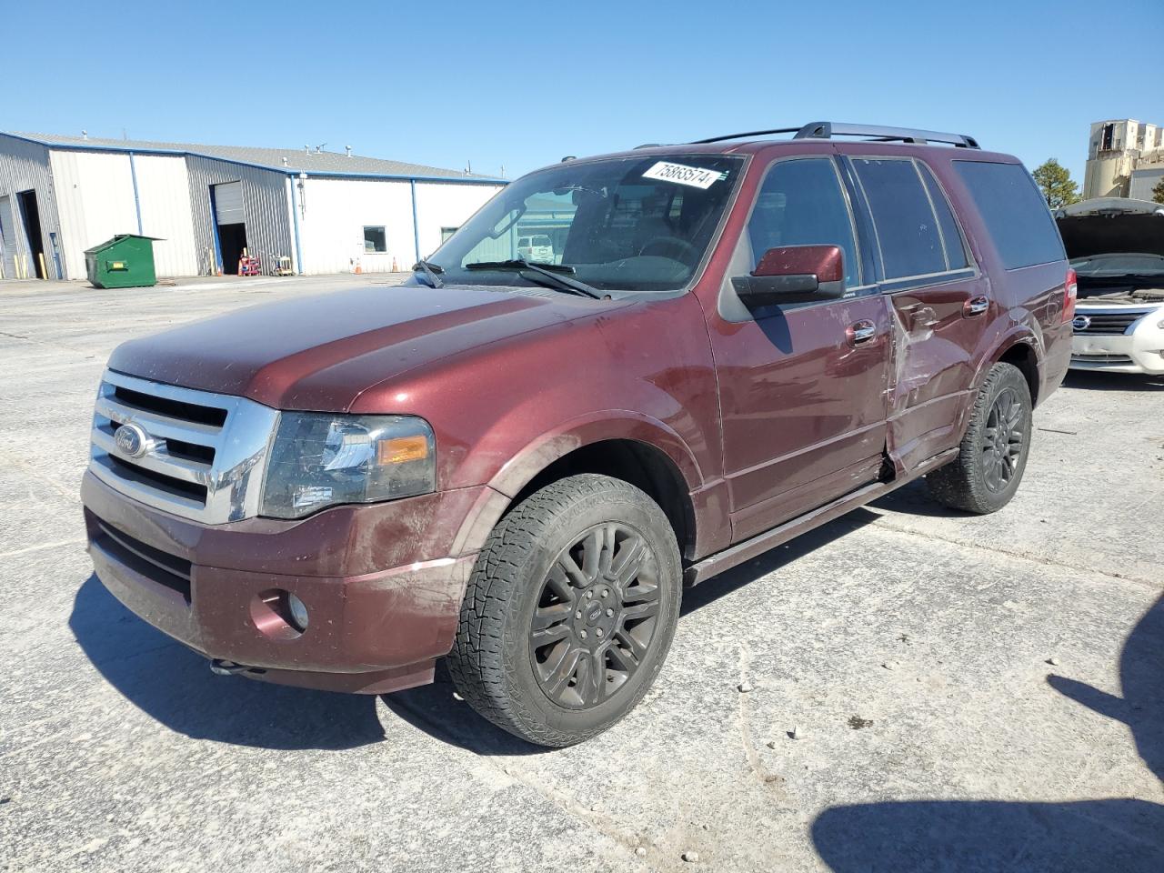 2011 Ford Expedition Limited VIN: 1FMJU2A52BEF04940 Lot: 75868574