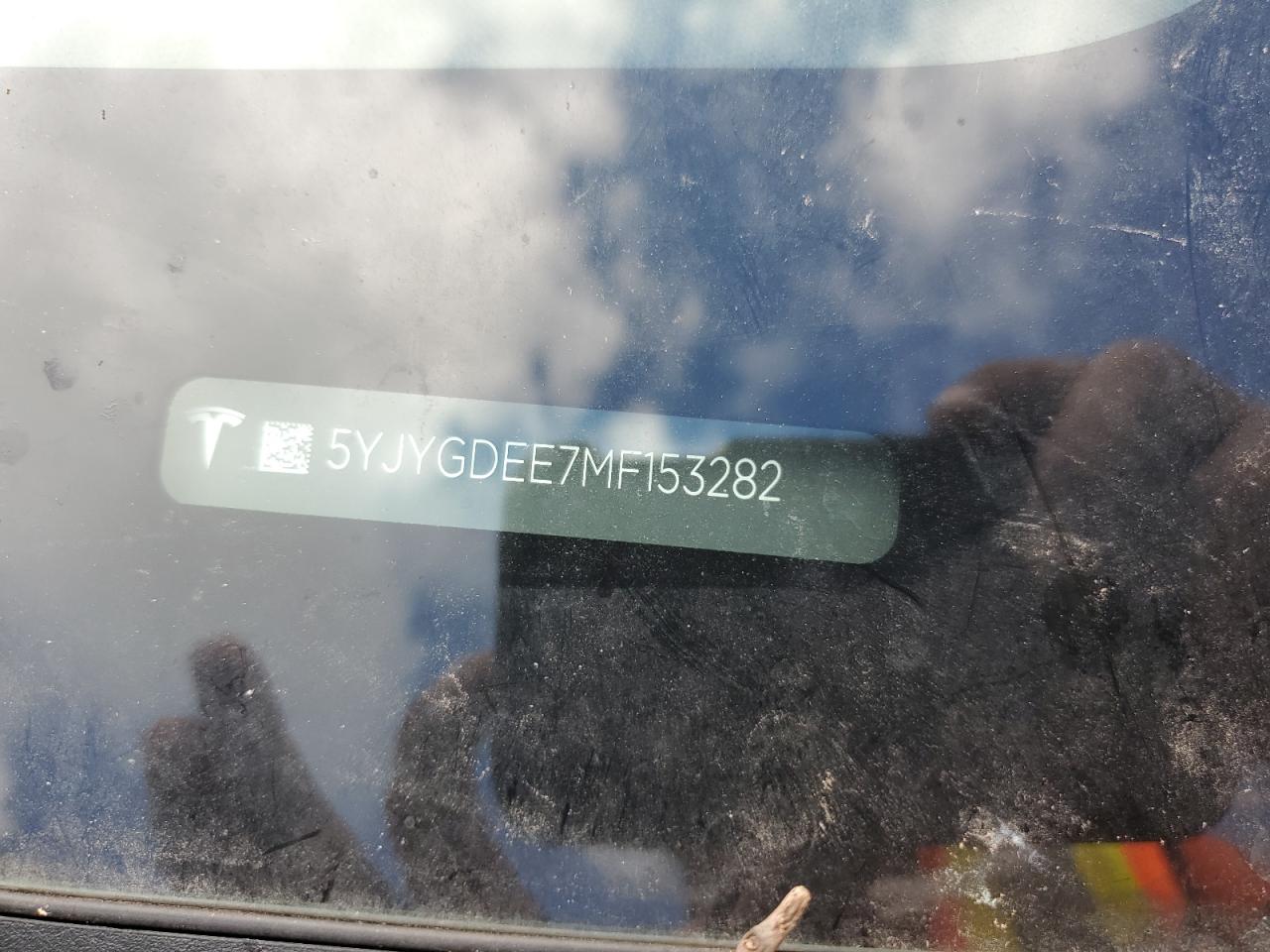 5YJYGDEE7MF153282 2021 Tesla Model Y