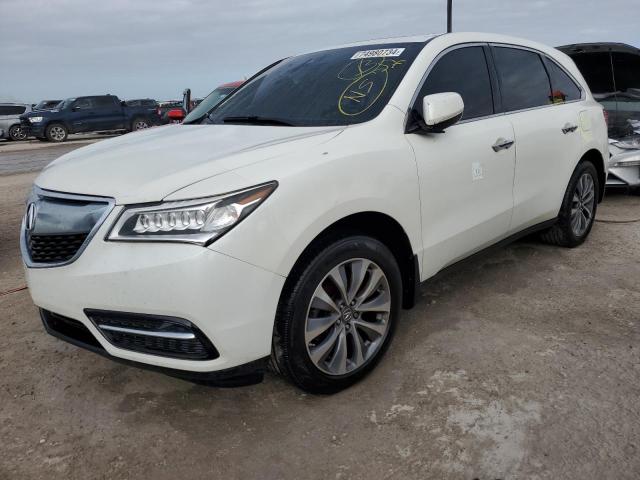  ACURA MDX 2016 Білий