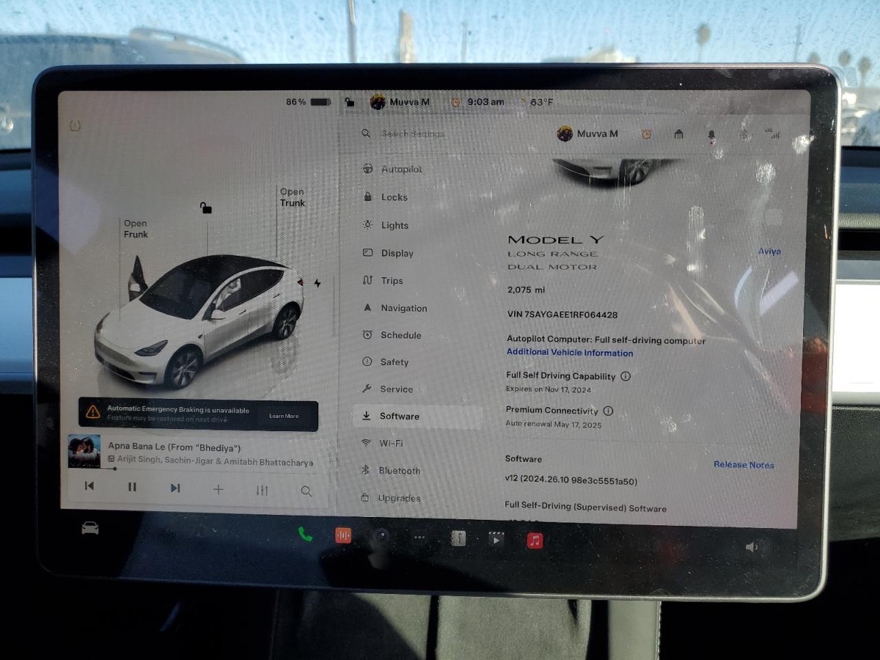 VIN 7SAYGAEE1RF064428 2024 TESLA MODEL Y no.9