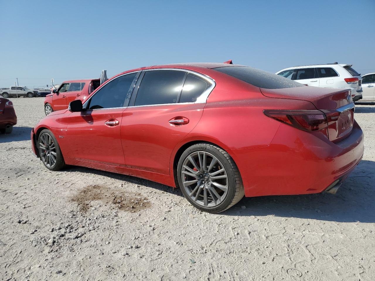 2019 Infiniti Q50 Red Sport 400 VIN: JN1FV7AP9KM780028 Lot: 75926724