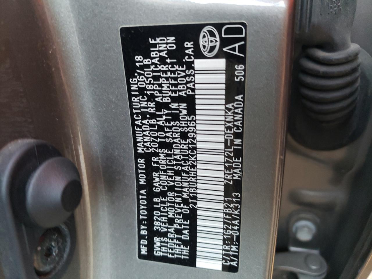 2019 Toyota Corolla - Image 12