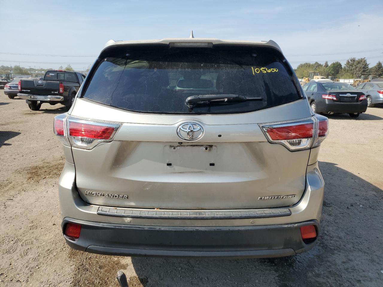 5TDDKRFH8FS096852 2015 Toyota Highlander Limited