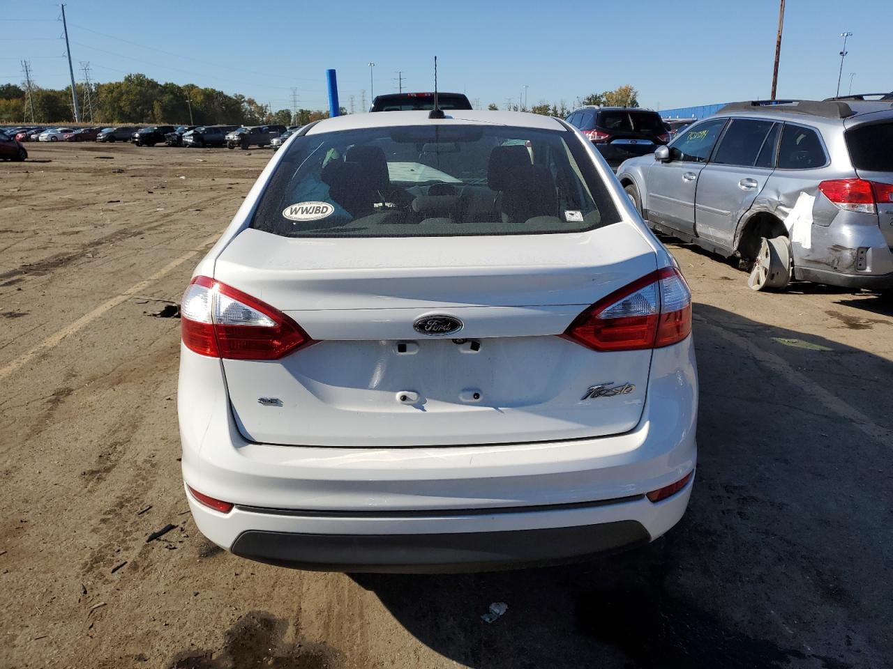 2018 Ford Fiesta Se VIN: 3FADP4BJ8JM100555 Lot: 76352924