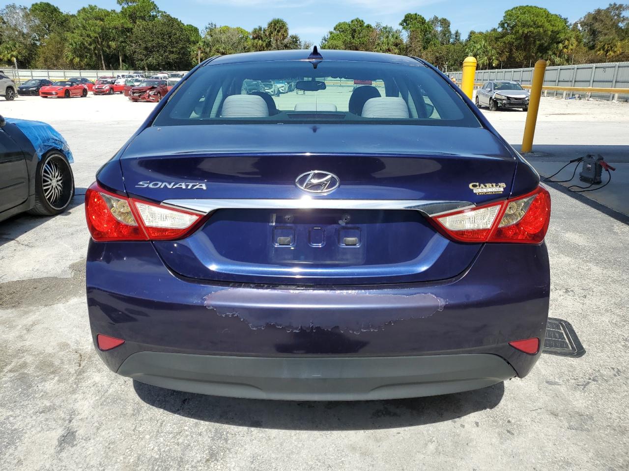 2014 Hyundai Sonata Gls VIN: 5NPEB4AC1EH870348 Lot: 76163074