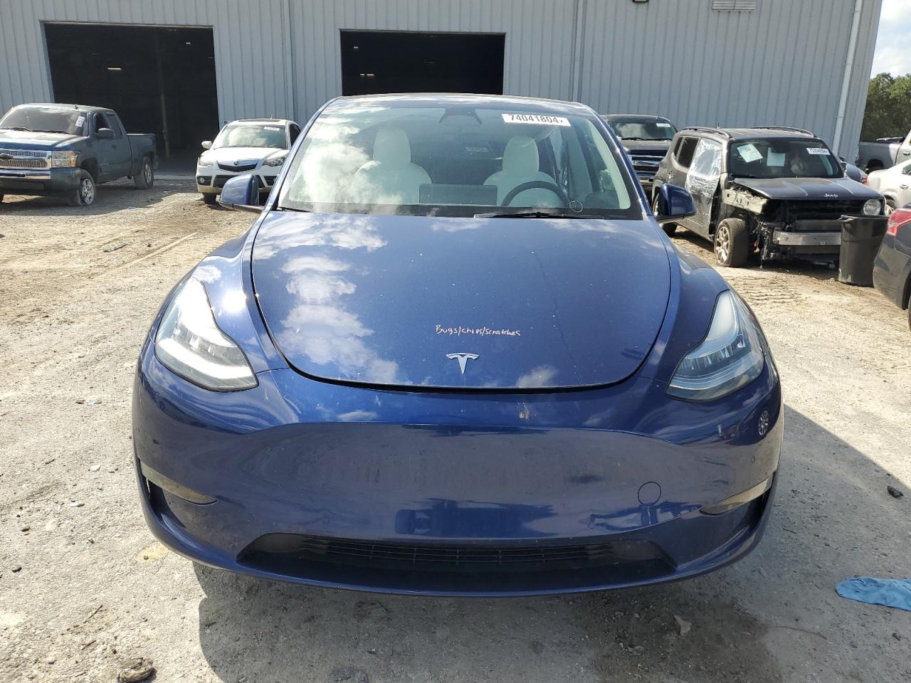 2021 Tesla Model Y VIN: 5YJYGAEE9MF201220 Lot: 74041804