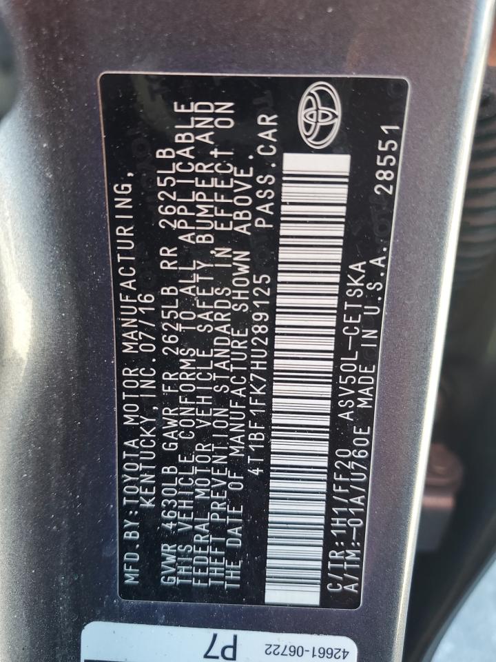 2017 Toyota Camry - Image 13