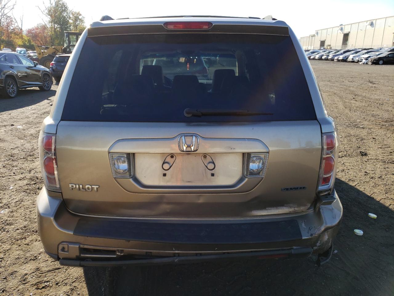 2006 Honda Pilot Ex VIN: 2HKYF18576H550914 Lot: 76809414