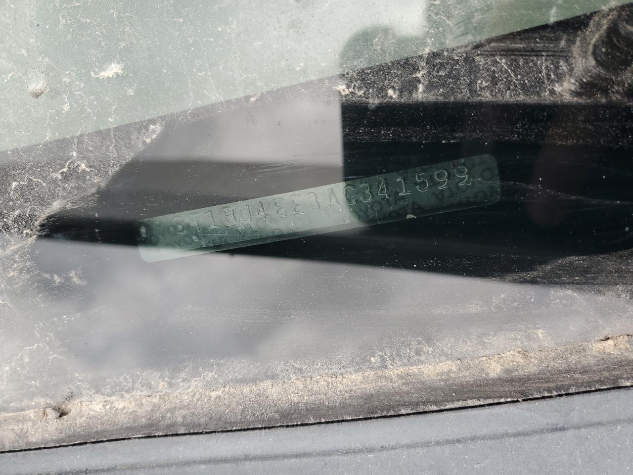 2010 Toyota Corolla Base VIN: 2T1BU4EE3AC341599 Lot: 41575085