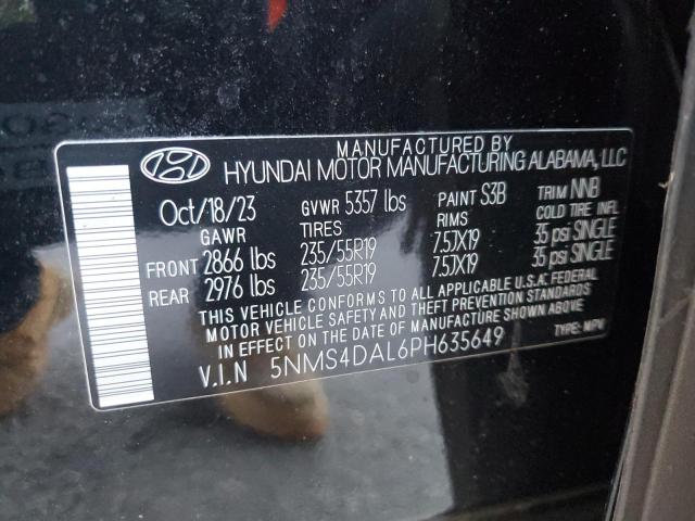 5NMS4DAL6PH635649 Hyundai Santa Fe L 13