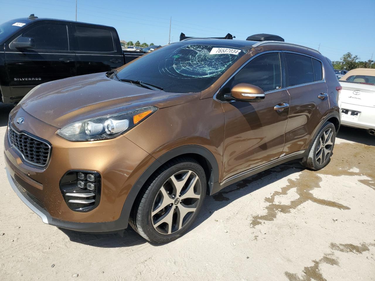 2017 Kia Sportage Sx VIN: KNDPR3A63H7048491 Lot: 76587034