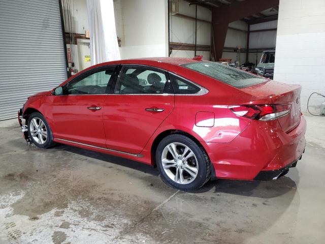  HYUNDAI SONATA 2019 Червоний